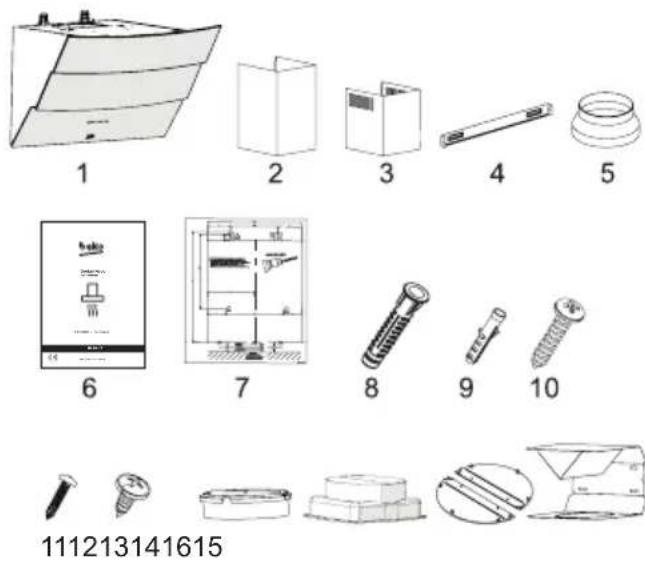 BEKO HCA62641BH - Installations-Zubehör - 1