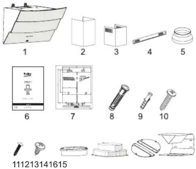 BEKO HCA62641BH - Installation Accessories - 1