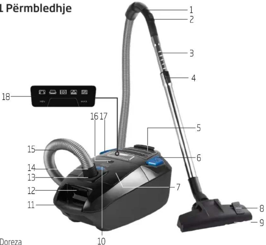 BEKO VCC 6424 WI - Fshesa juaj me korrent - 1