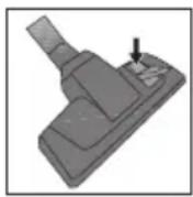 BEKO VCC 6424 WI - Ajustement de la brosse pour parquet/moquette - 1