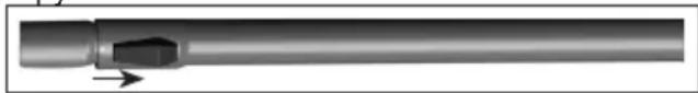 BEKO VCC 6424 WI - Установка/снятие телескопической трубки - 1