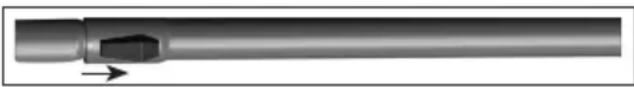 BEKO VCC 6424 WI - Fixation/retrait du tube télescopique - 1