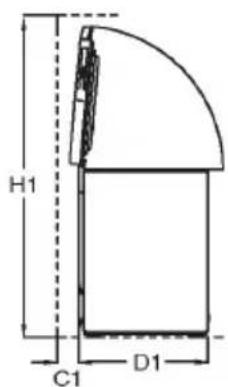 BEKO CF316WN - Platzbedarf - 2