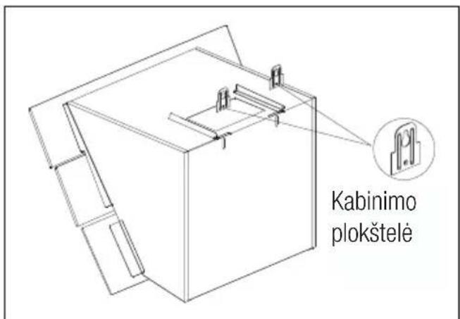 BEKO HCA92641BH - Garų rinktuvo montavimas prie sienos - 2