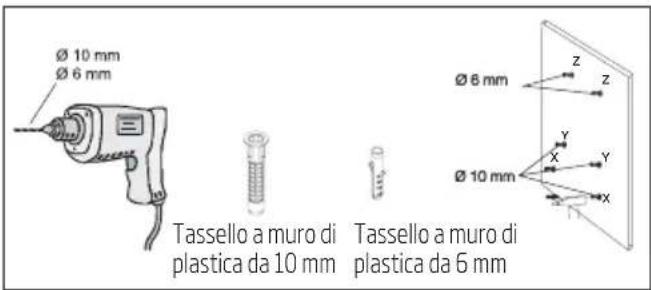 BEKO HCA92641BH - Perforazione dei fori per il supporto - 1