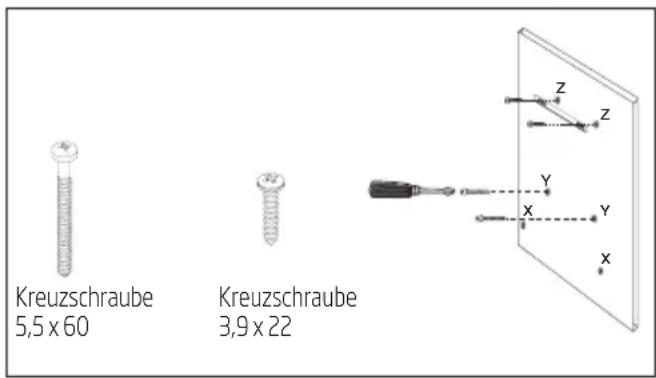 BEKO HCA92641BH - Halteschrauben installieren - 1