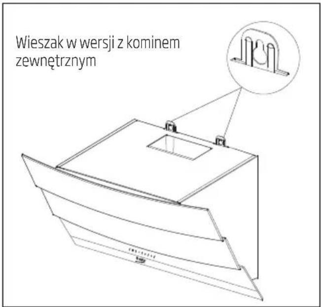 BEKO HCA92641BH - Montaż okapu na ścianie - 3