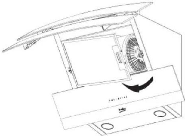 BEKO HCA92641BH - Hliníkový filter - 1