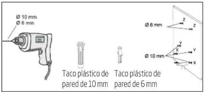 BEKO HCA92641BH - Perforación de los orificios para el colgador - 1