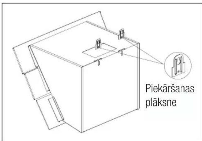 BEKO HCA92641BH - Tvaika nosūcēja uzstādīšana pie sienas - 1