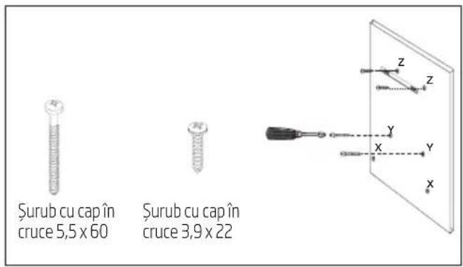 BEKO HCA92641BH - Instalarea şuruburilor de agătare - 1