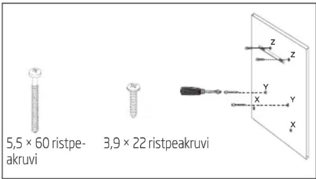BEKO HCA92641BH - Riputuskruvide paigaldamine - 1