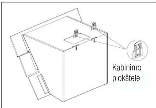 BEKO HCA92641BH - Garų rinktuvo montavimas prie sienos - 1
