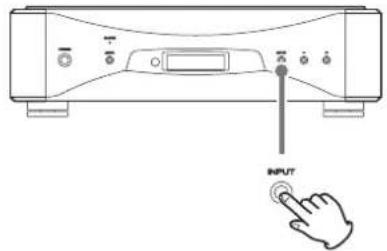 Esoteric Grandioso D1 - Press the INPUT selection button to select USB. - 1