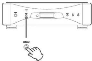 Esoteric Grandioso D1 - Press the MENU button repeatedly to select the desired setting item. - 1