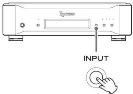 Esoteric D05X - Press the INPUT button to select the source. - 1