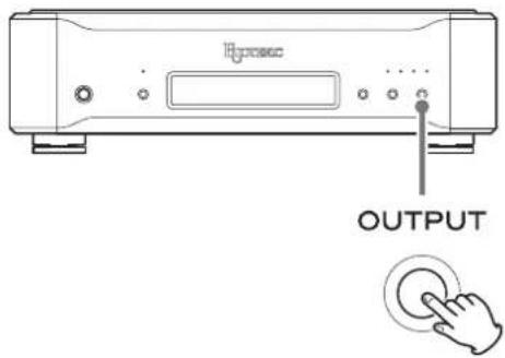 Esoteric D05X - Changing the analog output setting - 1