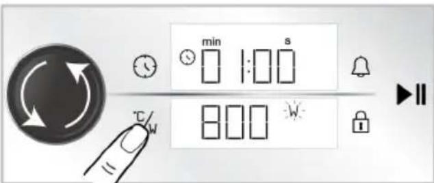 min s 800 W Tc W