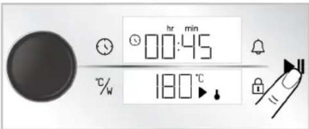hr min 00:45 180 °C %W