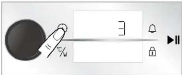 C/W ≡ ↓