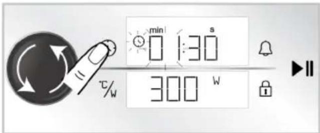 min 0 1:30 s 300 W