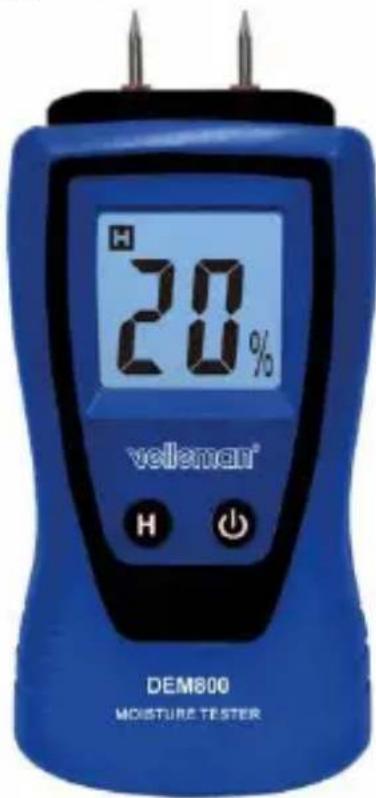 VELLEMAN DEM800 - MEDIDOR DE HUMIDADE - 1