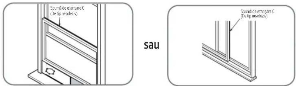 Spumă de etanșare C (De tip neadeziv) sau Spumă de etanșare C (De tip neadeziv)