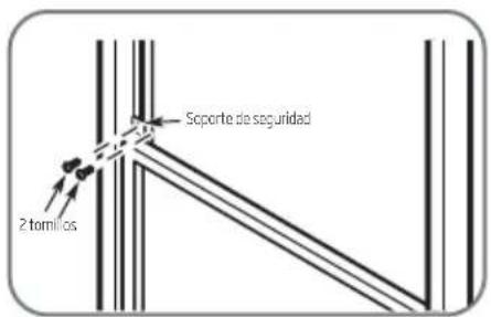 Soporte de seguridad 2 tornillos