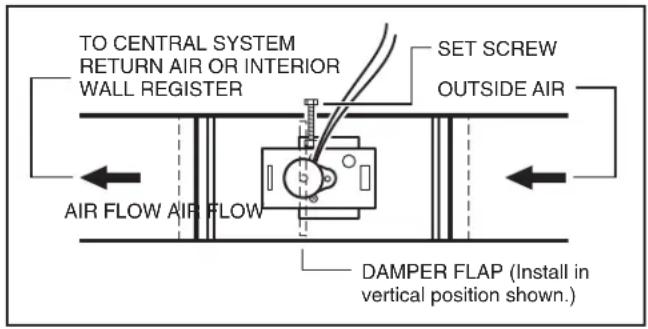 VIKING TVWH660FW - INSTALL THE DAMPER - 1