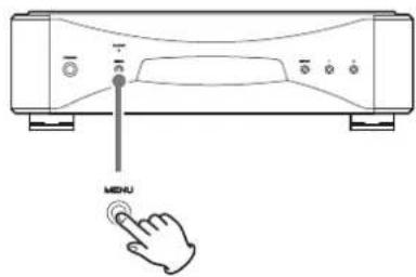 Esoteric Grandioso D1X - Press the MENU button repeatedly to select the desired setting item. - 1
