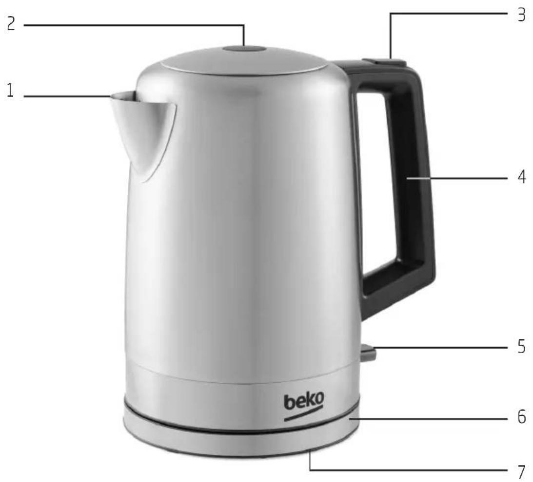 BEKO WKM7222I - Vue d'ensemble - 1