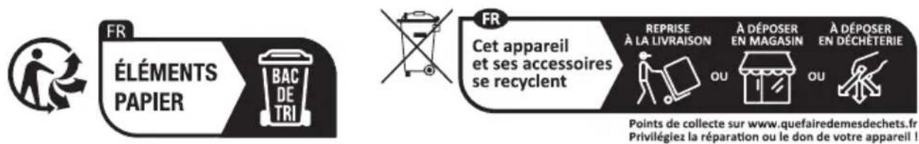 BEKO CFB 9433 XH - Signification des symboles - 6