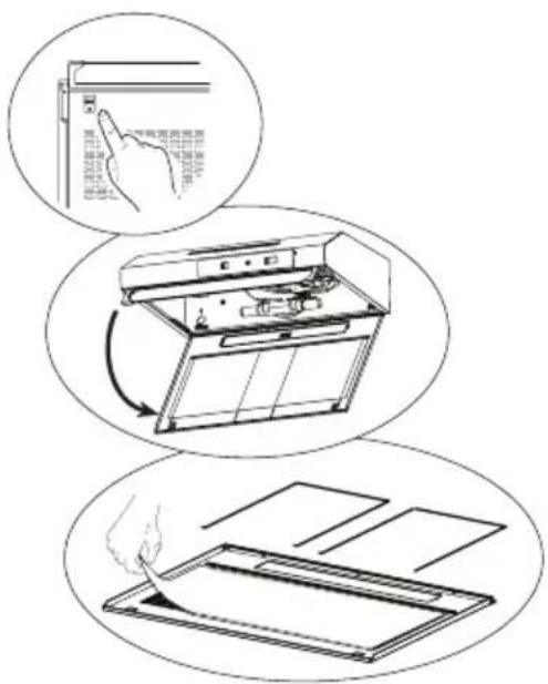 BEKO CFB 9433 XH - Nettoyage du filtre à graisse - 3