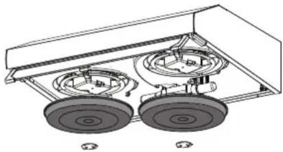 BEKO CFB 9433 XH - Zamenjava oglenega filtra (način kroženja zraka) - 1
