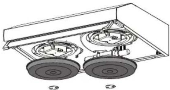BEKO CFB 9433 XH - Aliuminio filtrų išėmimas - 4
