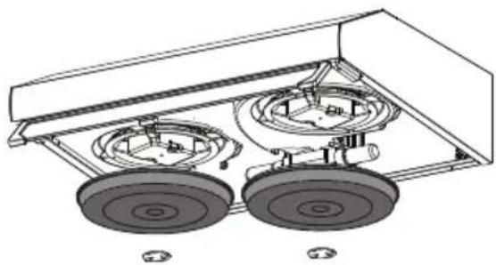 BEKO CFB 9433 XH - Changing of carbon filter (Air circulation mode) - 1