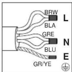 BRW BLA GRE BLU GR/YE L N E