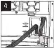 BEKO DHS 7413 GA0 - Raccord du tuyau de vidange de l'eau - 4