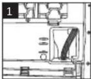 BEKO DHS 7413 GA0 - Raccord du tuyau de vidange de l'eau - 1
