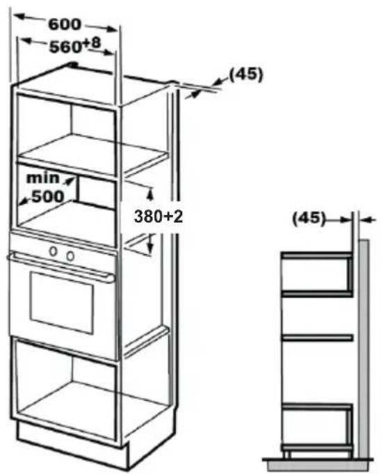 BEKO BMGB 25333 WG - Димени на мобелота вградува.Tableн ha neчkaTa - 1