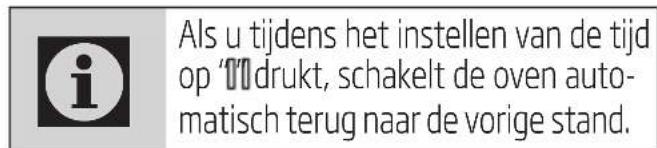 BEKO BMGB 25333 WG - Instellen van deijd - 1