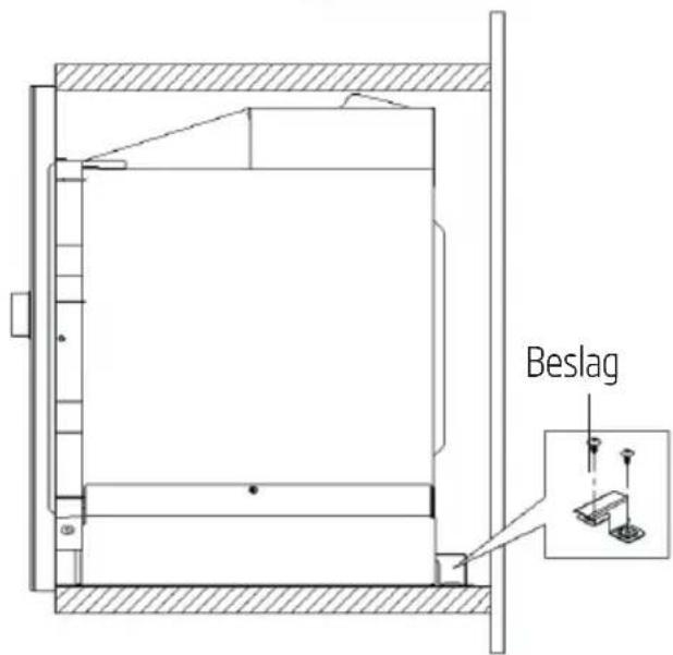 BEKO BMGB 25333 WG - Fastgorelse af ovenen - 4