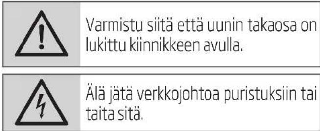 BEKO BMGB 25333 WG - Mikroaaltouunin kiinnittäminen - 1