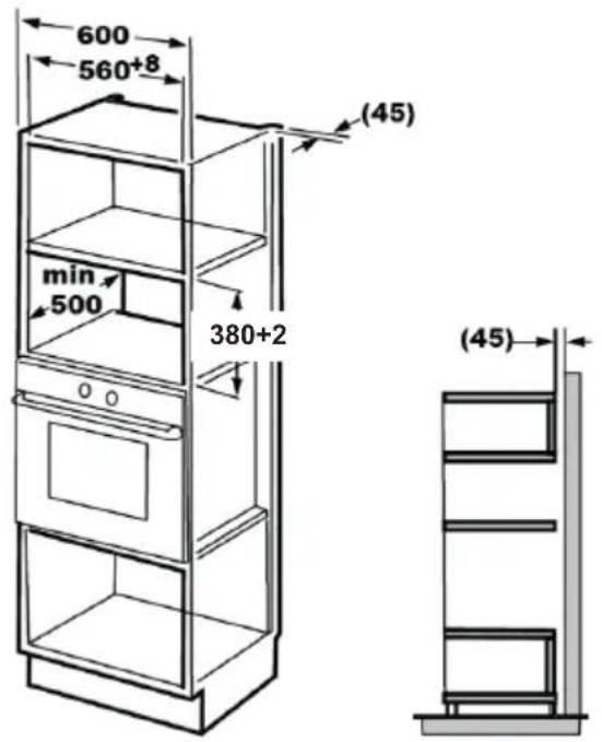 BEKO BMGB 25333 WG - Po3mipn Me6nib dIy B6ydoBaHOi yCTaHOBKn - 1