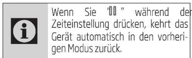 BEKO BMGB 25333 WG - Zeit einstellen - 1