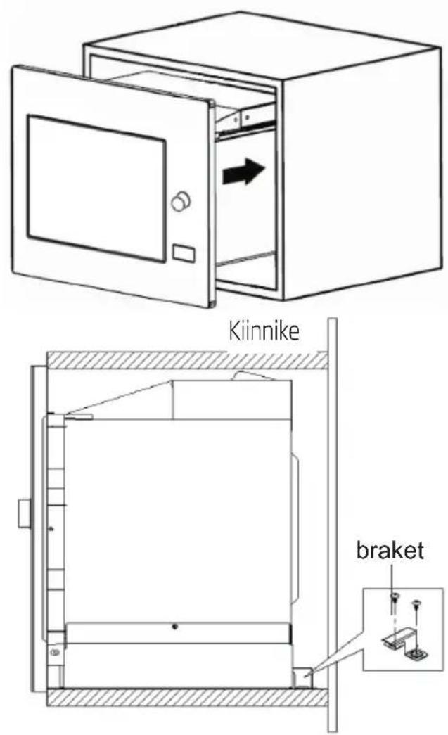 BEKO BMGB 25333 WG - Mikroaaltouunin kiinnittäminen - 2