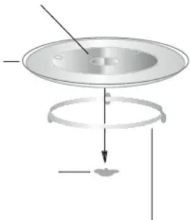 BEKO BMGB 25333 WG - Montarea discului turnant - 1