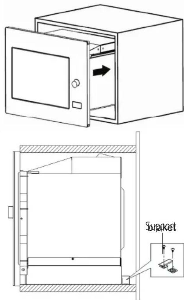 BEKO BMGB 25333 WG - Fixation du four - 2