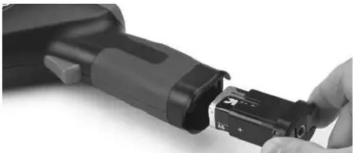 RIDGID Micro IR200 - Αλλαγή/Τοποθέτηση μπαταριών - 1