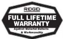 RIDGID Micro LM400 - No other express warranty applies - 1